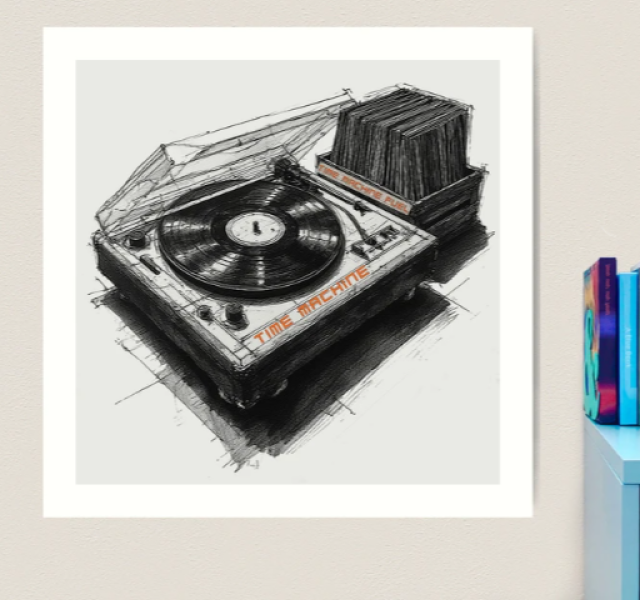 "Time Machine" Art Print